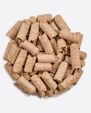 Granulated feed bran